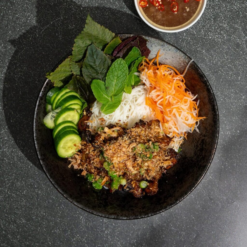 Grilled Pork & Rice Noodles (Bún Thịt Nướng)