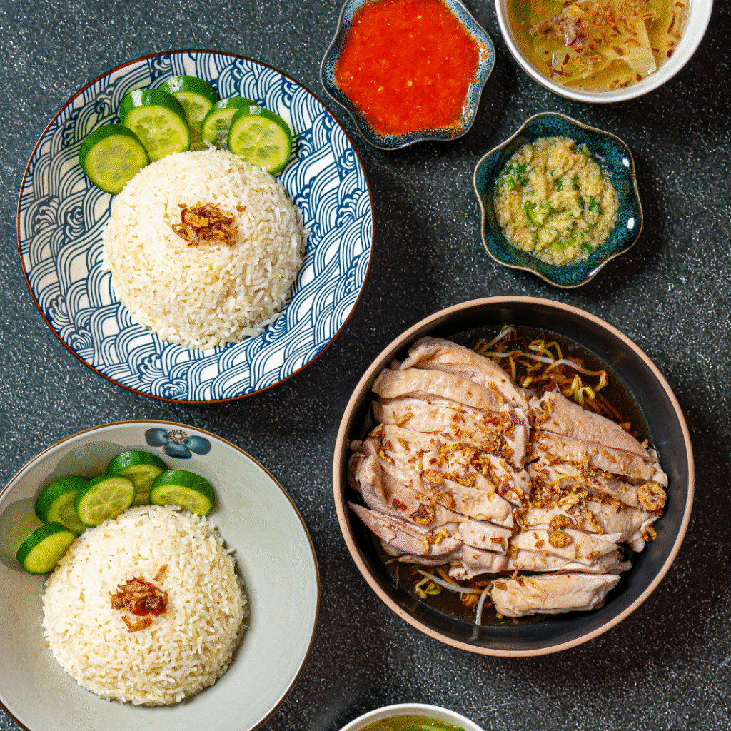 Hainanese Chicken Rice