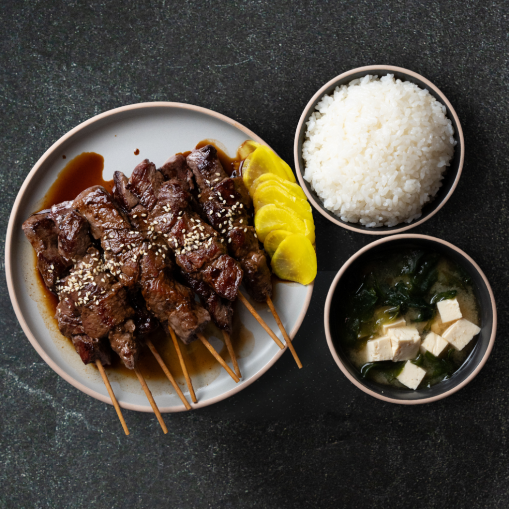 wagyu beef skewers