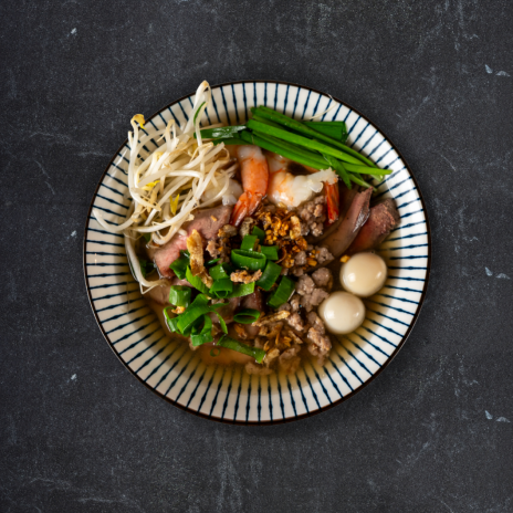 Pork and Prawn Clear Noodle Soup (Hủ Tiếu Nam Vang)